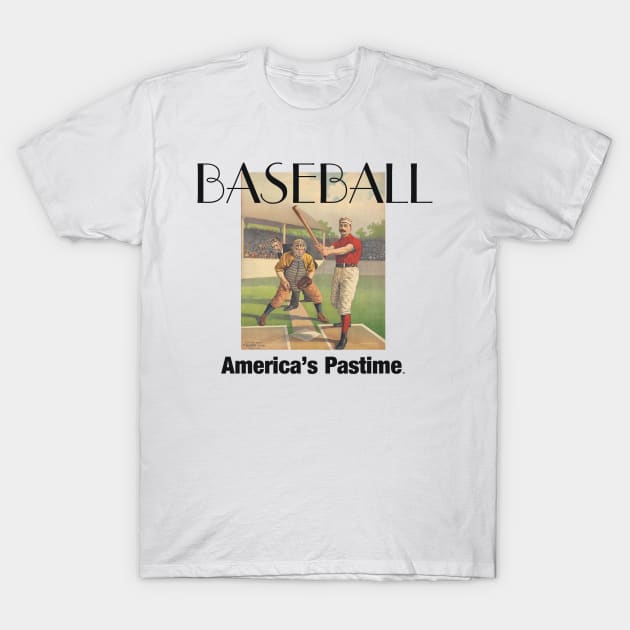 America's Pastime Baseball T-Shirt by teepossible